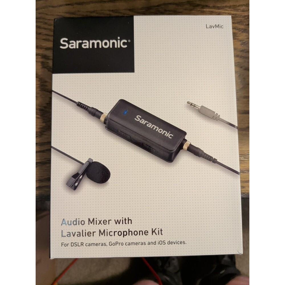 Saramonic LavMic Audio Mixer With Lavalier Microphone Kit